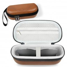 OPTOSLON Hard Carrying Case for Ray-Ban Meta Wayfarer/Skyler/Headliner Smart Glasses Charging Case Accommodates all accessories and prescription eyeglasses Large portable protective AR charging case